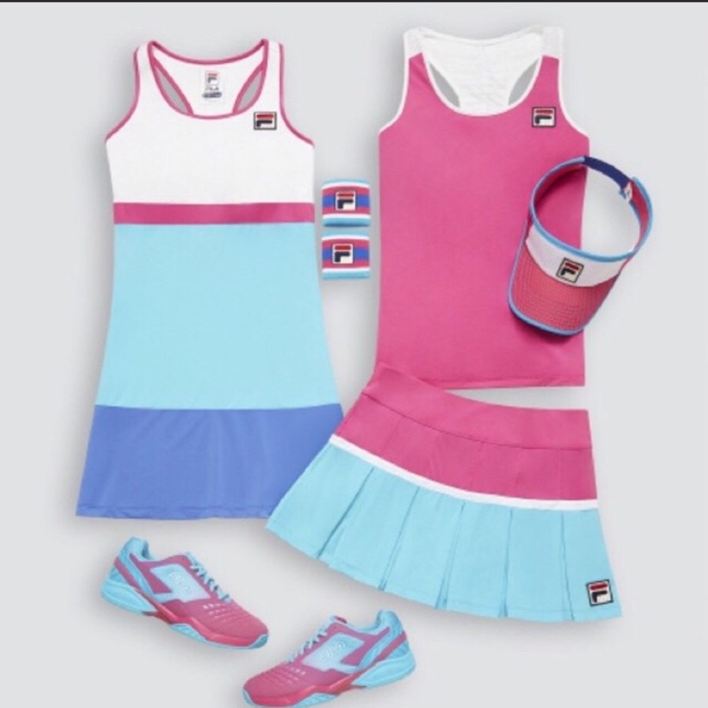 NWT Fila Tennis Ball Short Raspberry Rose Pink XS - Picture 5 of 5